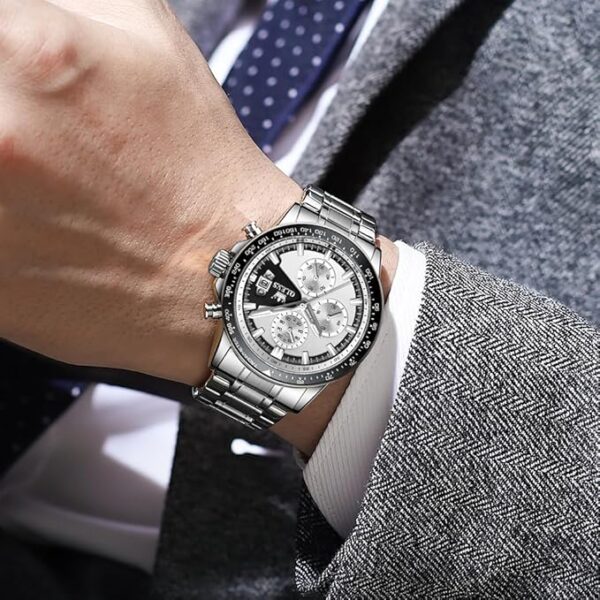 OLEVS Men Analog Quartz Date Watch - Image 4
