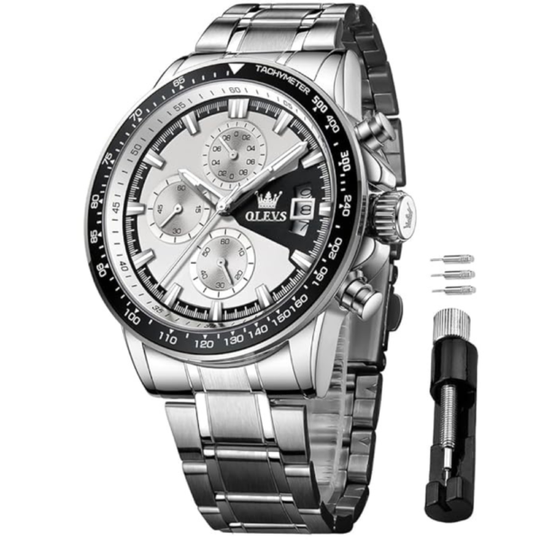 OLEVS Men Analog Quartz Date Watch