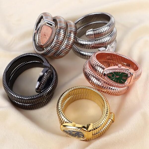 Women Snake Bracelet Fashion Watch - Image 2