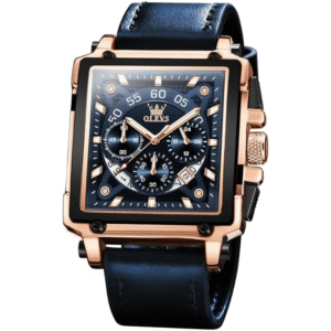 OLEVS Square Watches for Men