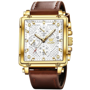 OLEVS Square Watches for Men
