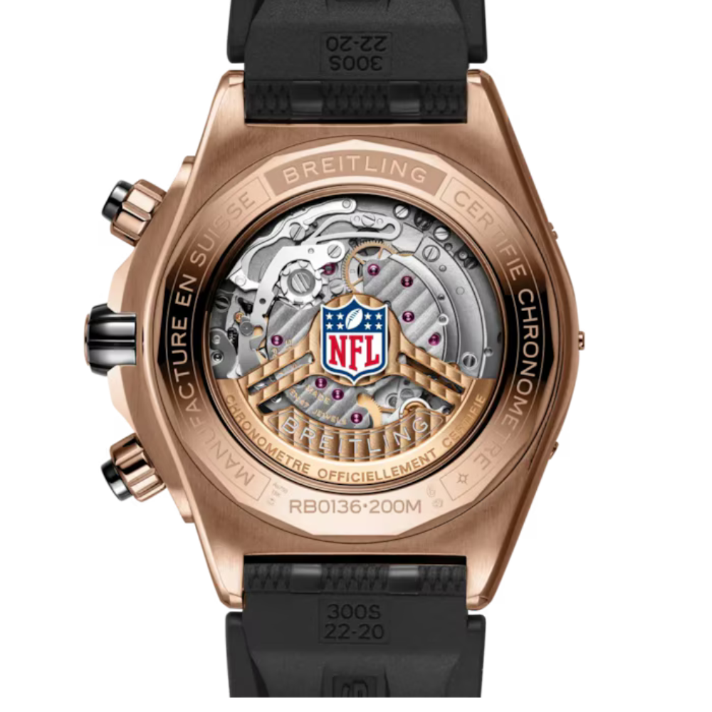 breitling chronomat b01 inspired master copy men's chronograph watch – ice blue dial | black rubber strap breitling chronomat b01 inspired master copy men's chronograph watch – ice blue dial | black rubber strap